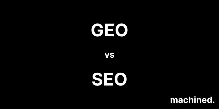 GEO vs SEO: Why GEO Isn't a New Strategy