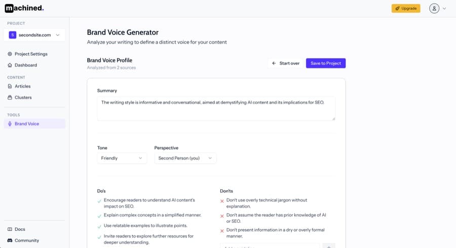 Humanized Voice Control
