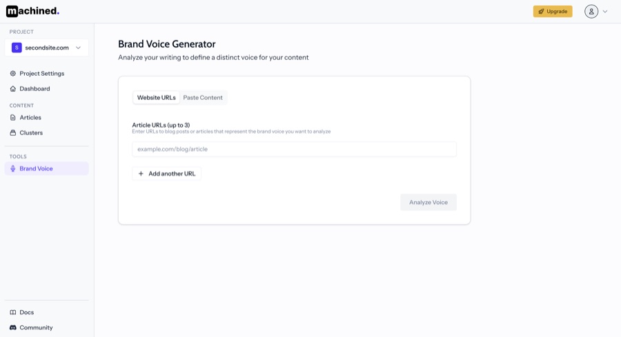 Brand Voice Generator